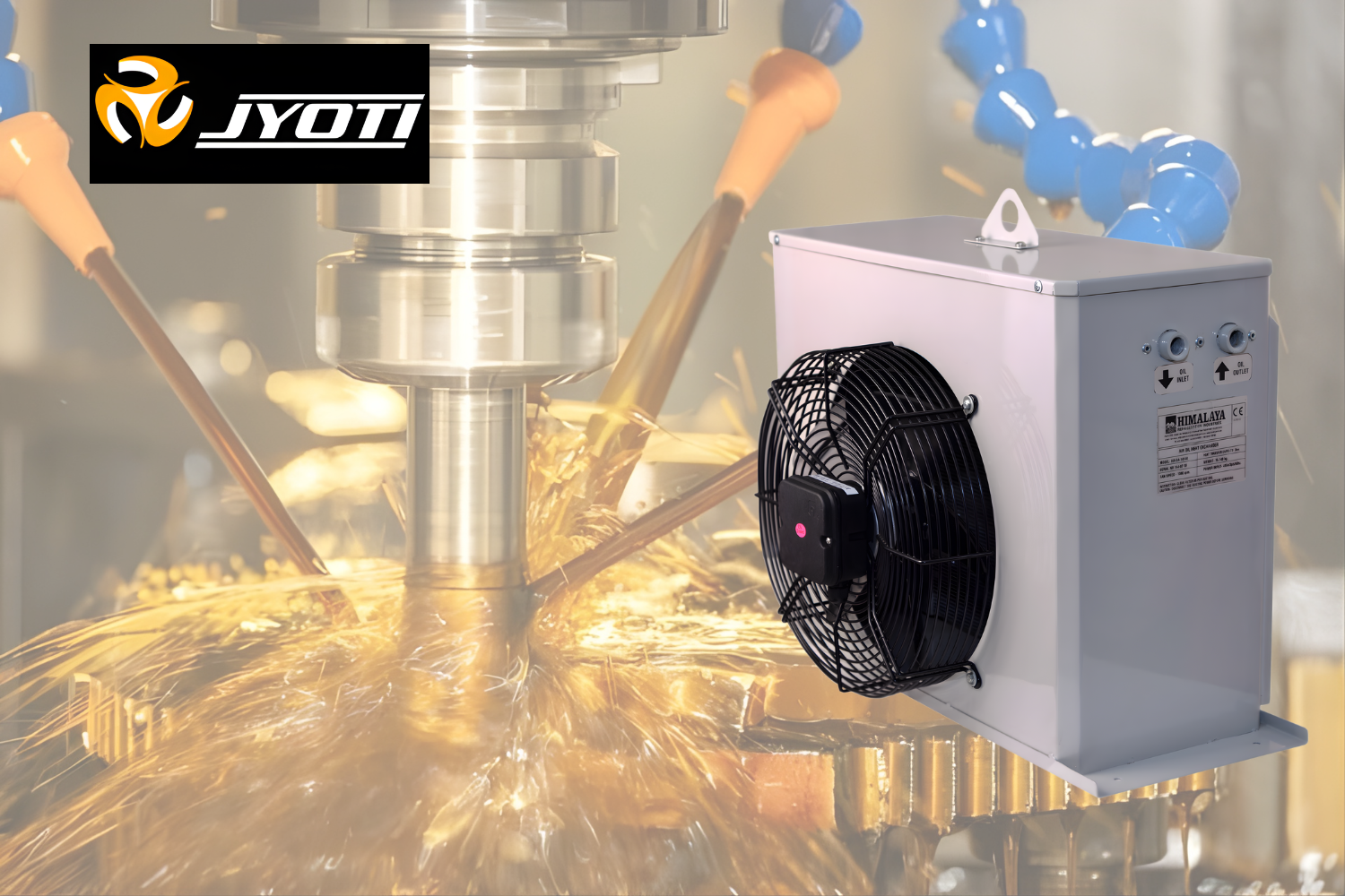 Jyoti CNC Automation Ltd. | Oil to Air Heat exchanger | CNC Machine Tool